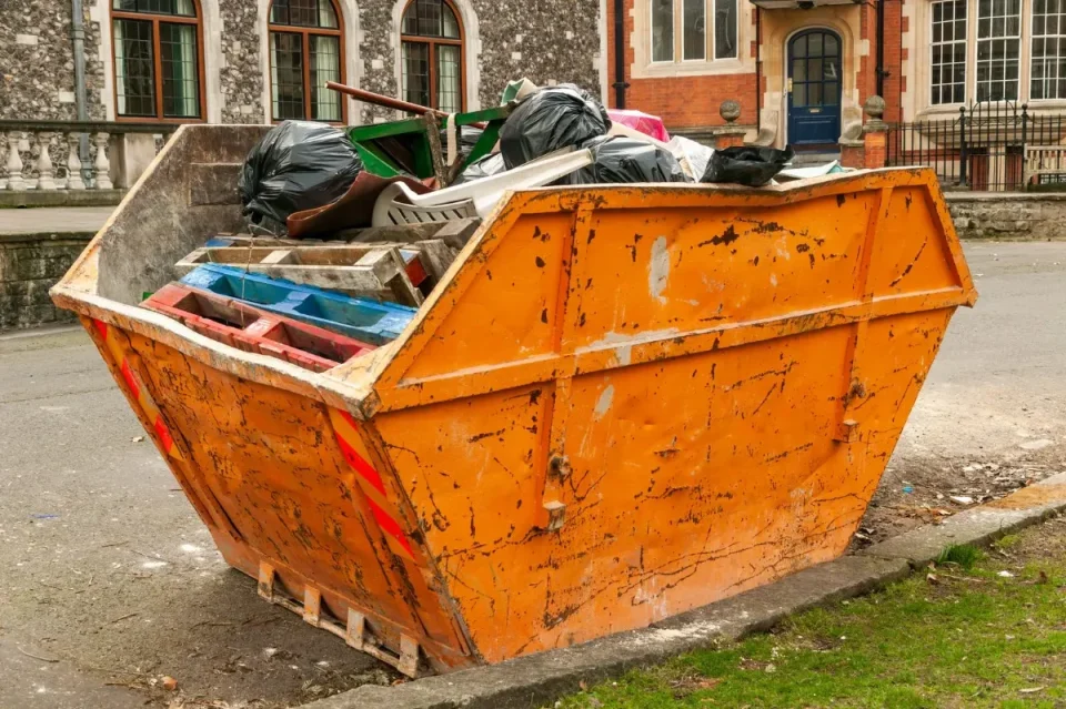 Village hall clearance skip in Coppull